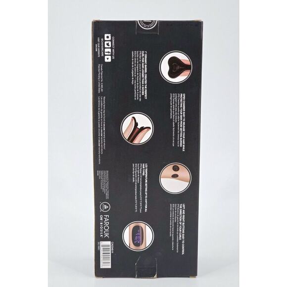 CHI Spin N Curl Special Edition Ceramic Rotating Curling Iron Rose Gold New - Picture 5 of 16